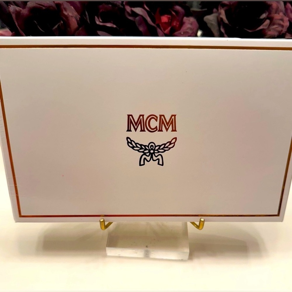 MCM Pink Logo Envelope Pouch -New. Additional colors available. - Picture 6 of 14